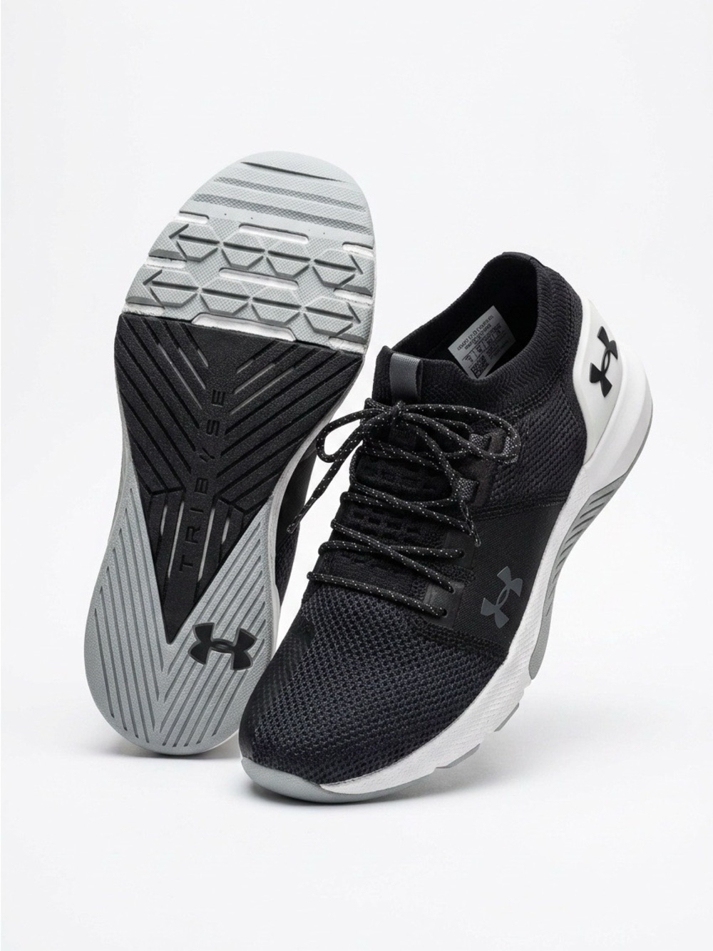 Under Armour Black and White Women's Training Shoes